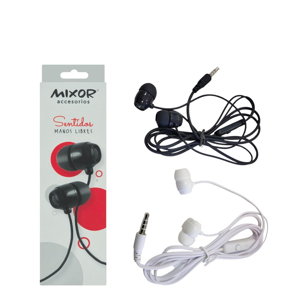 Auricular Manos Libres Silicona Sentidos -  MIXOR in BOX