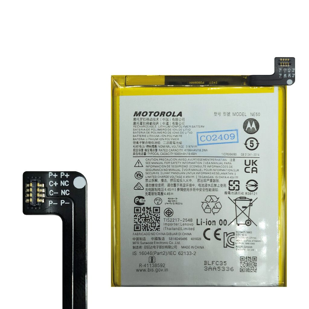 Batería Moto G52 / G72 / G82 Rep. ORIGINAL Calidad MAXIMA NE50