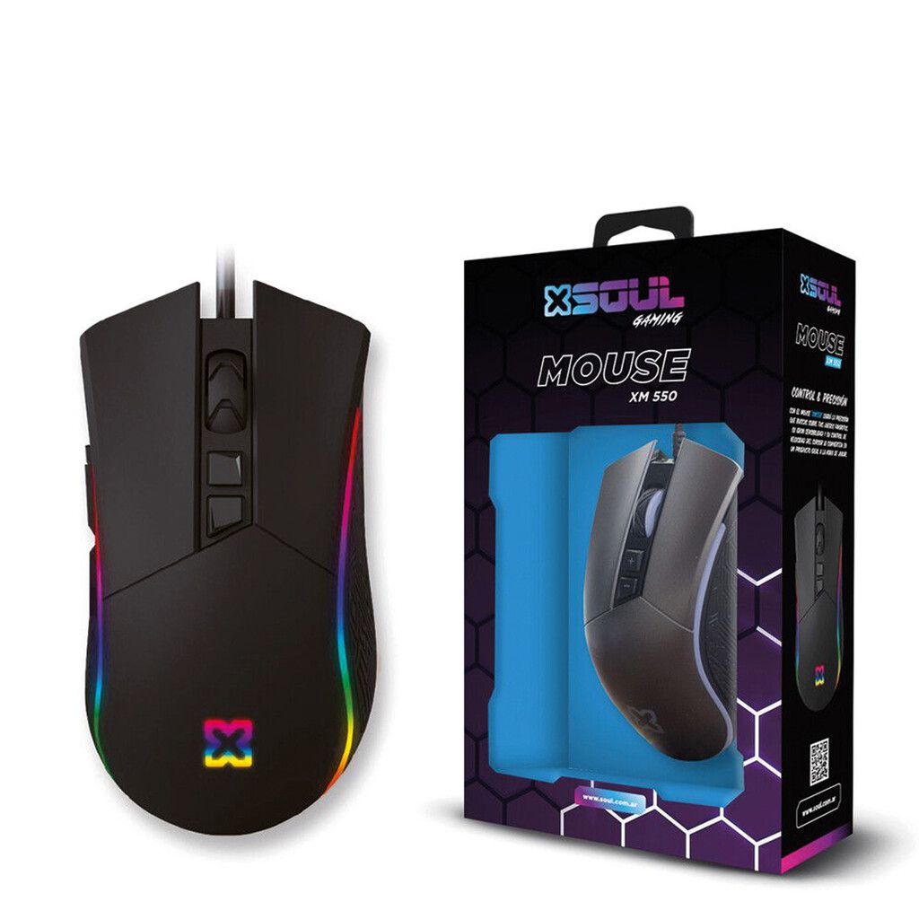 Mouse Gamer Soul RGB 4800 DPI --