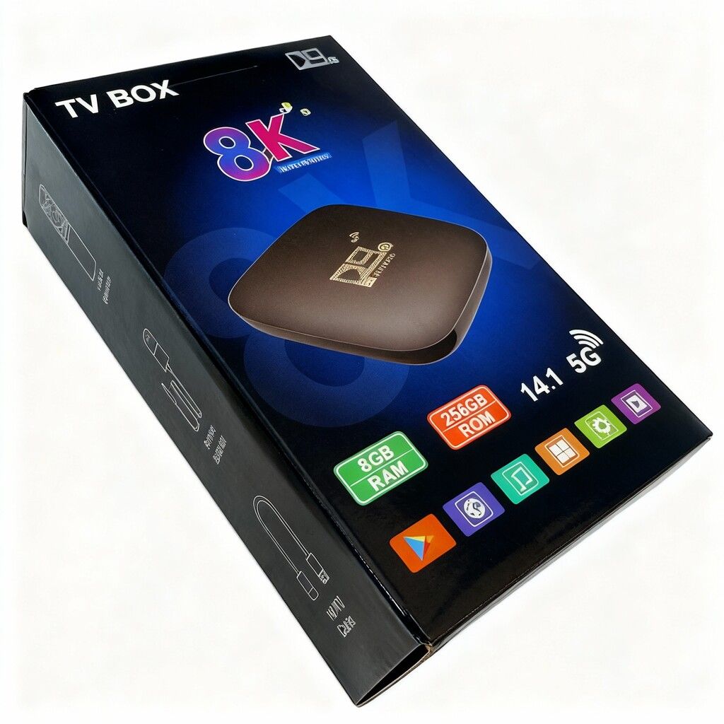 TV BOX ANDROID TV 14.1 4K 8GB - 256GB C/ MAGIS