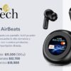 Earbuds Bluetooth C/ Base Pantalla - ANC - Comandos IA- LYONiTECH