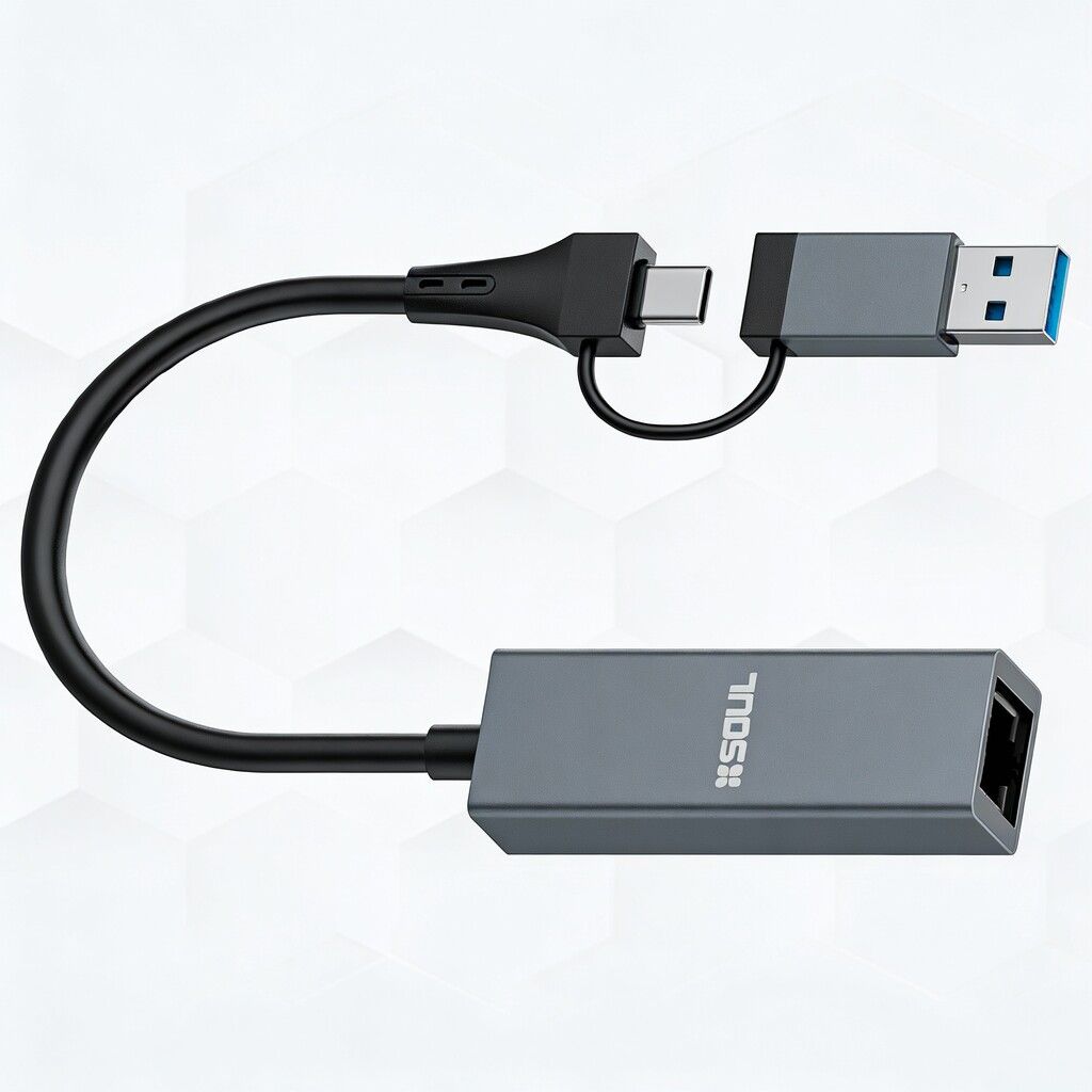 Adaptador Ethernet USB 100Mbps SOUL