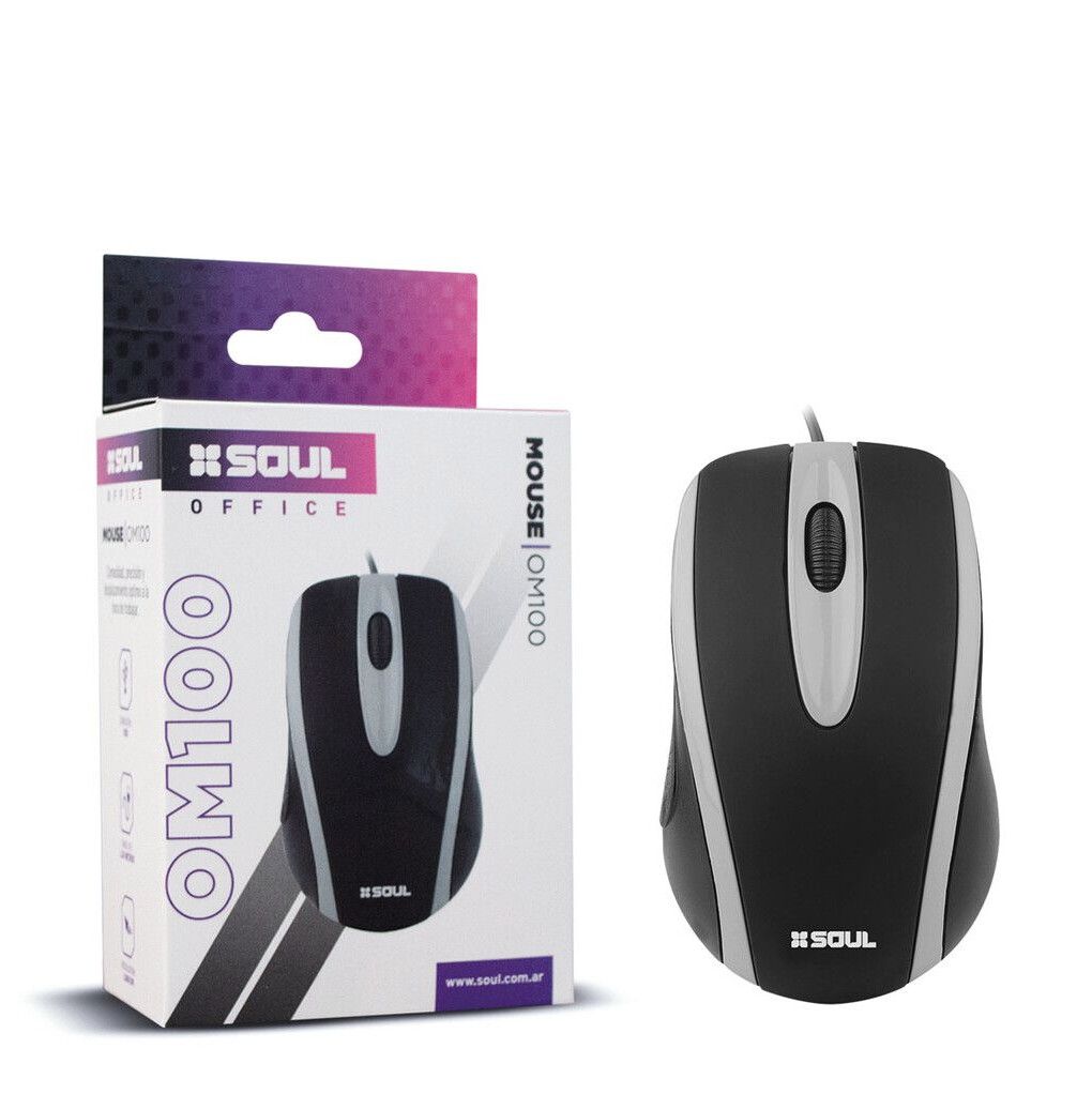Mouse  USB SOUL Office M100 --