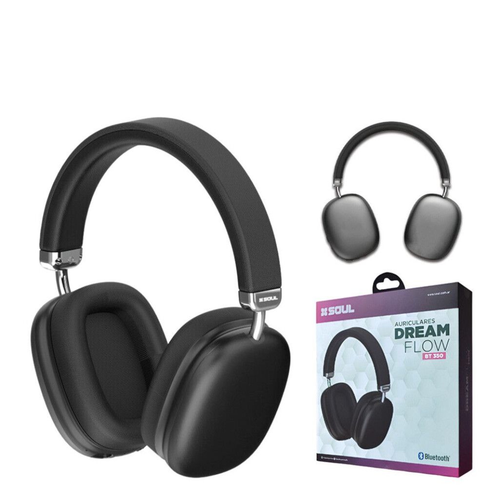 Auricular Bluetooth Vincha Dream Flow Bt350 Marca Soul Gris --