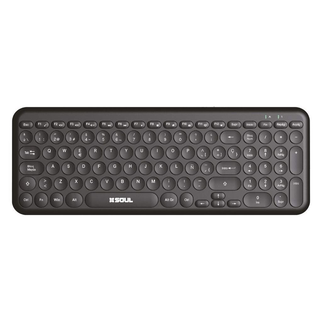Teclado Inalambrico SOUL Office W150 Negro