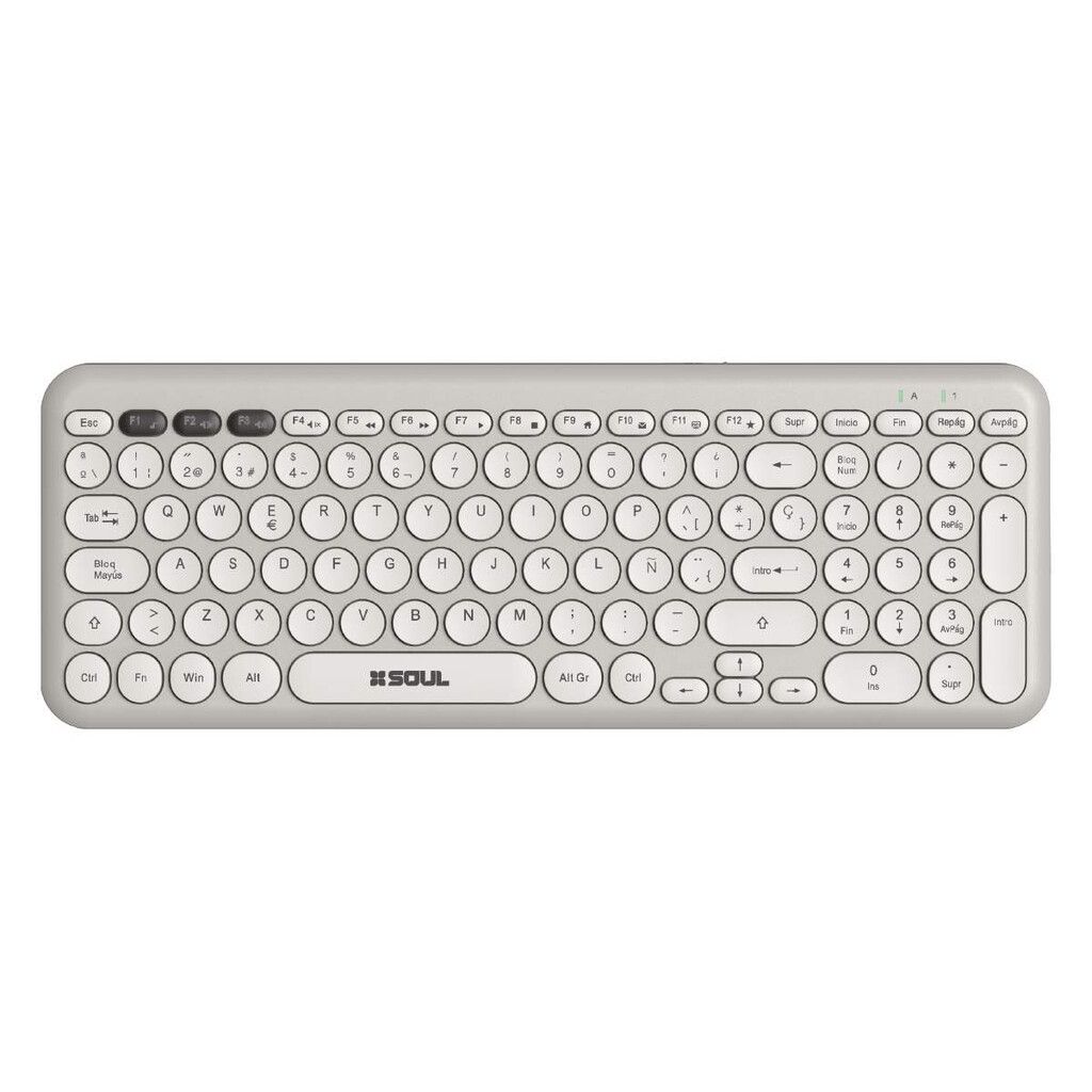 Teclado Inalambrico SOUL Office W150 Blanco Teclado Inalambrico SOUL Office W150 Blanco