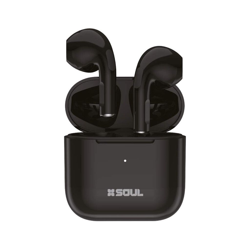 Auricular Bluetooth 5.2 TWS30 Con Base Negro SOUL