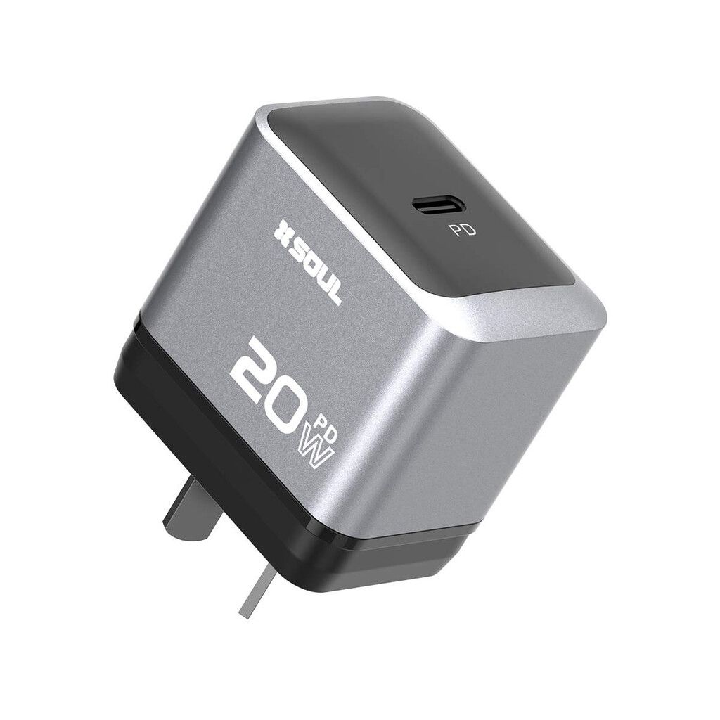 Cargador Viajero Silver PD 20W S/Cable --