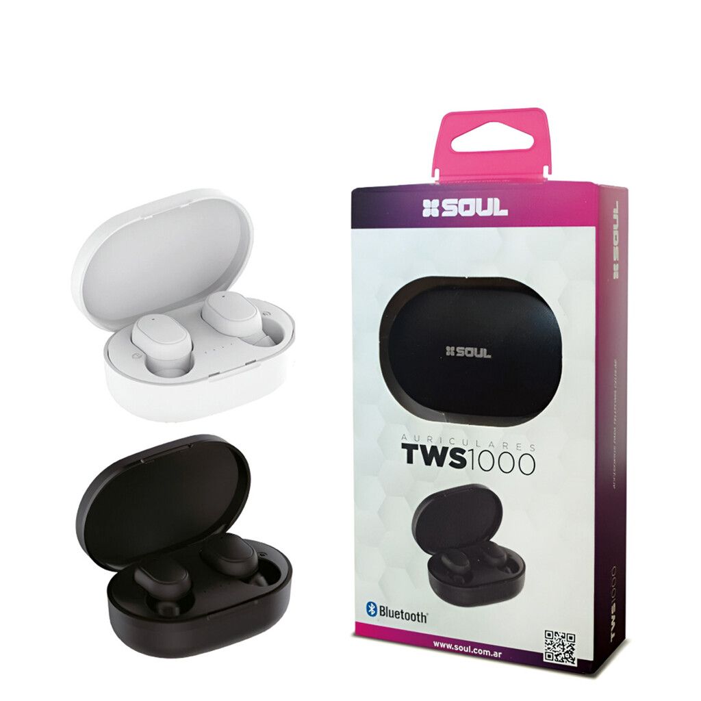 Auricular Bluetooth Sonido HD 5.2 TWS1000 Con Base