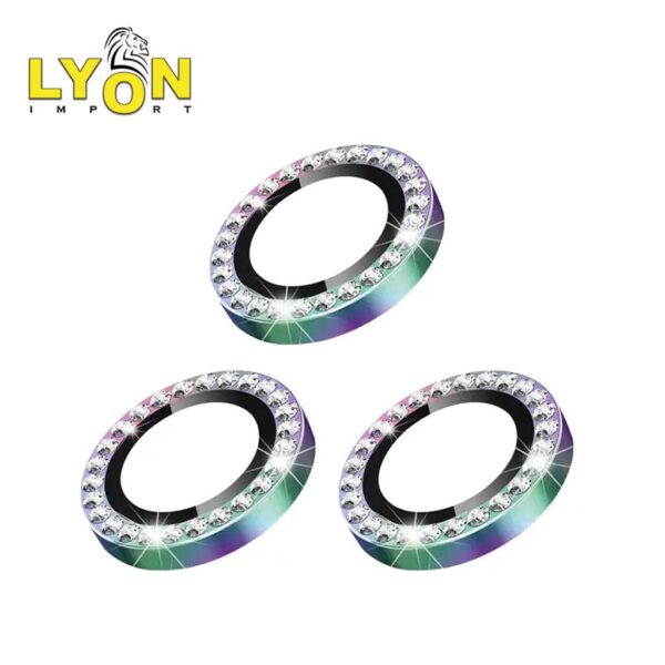 Glass Para Camara Single Strass iPhone 11 / 12 / 12 Mini