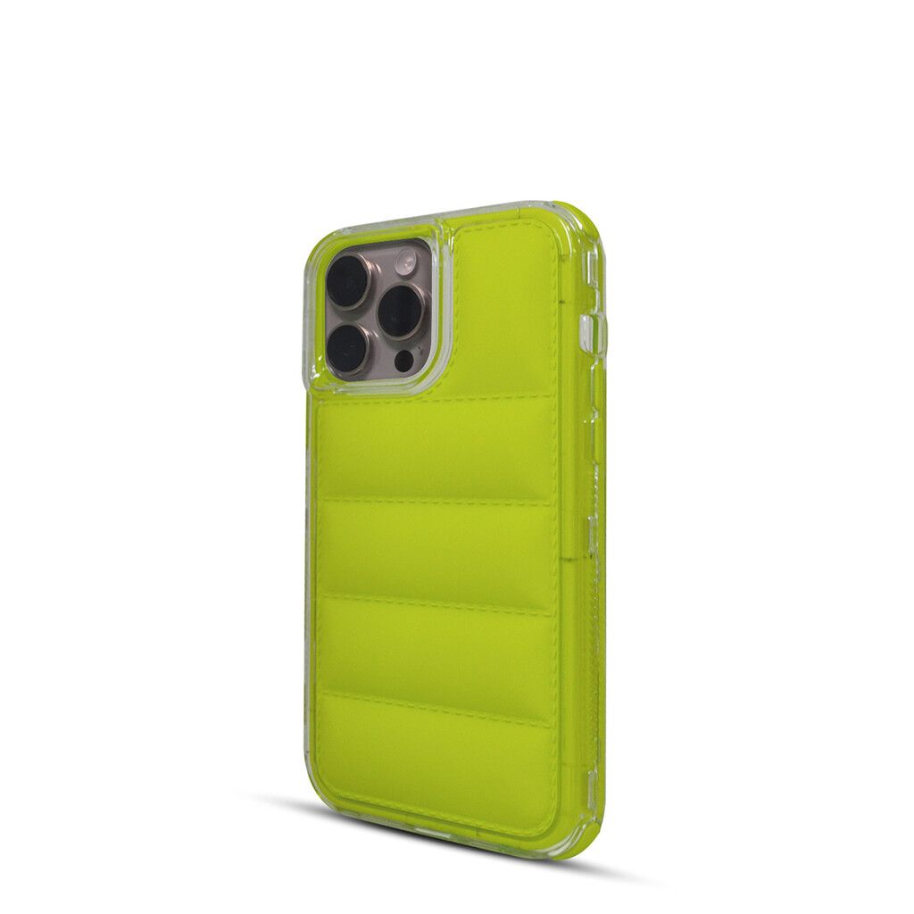 Puffer Case Acolchonada Borde Cristal iPhone 15 Pro SOUL