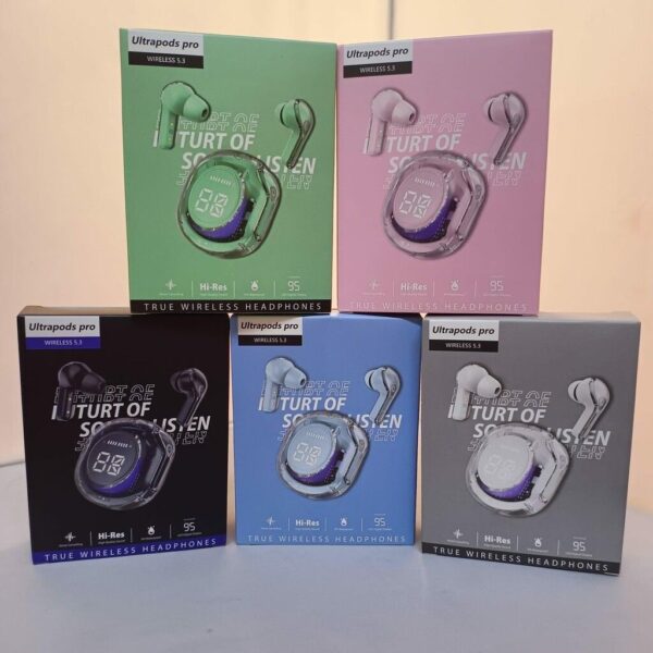 Earbuds Bluetooth UltraPods ProIdent AIR31 // Estuche Transp- Generico Earbuds Bluetooth UltraPods ProIdent AIR31 // Estuche Transp- Generico