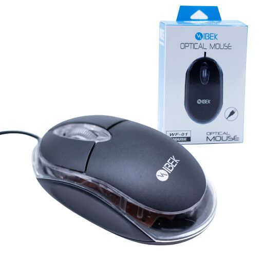 Mouse Usb Luminoso Colores Varios IBEK