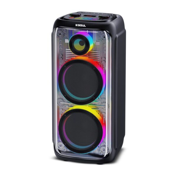 Parlante Soul - SUPER NOISE - XL1300  - 60W  8''X2 Luz Led / Btt / Usb / Msd / Radio --