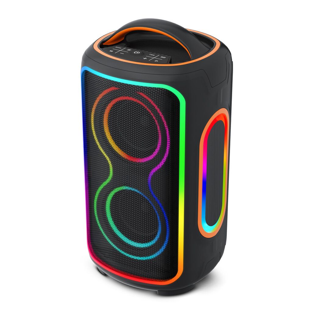 Parlante Soul - NITRO MOOD- XM2750  - 80W  8''X2 Luz Led / Btt / Usb / Msd / Radio --