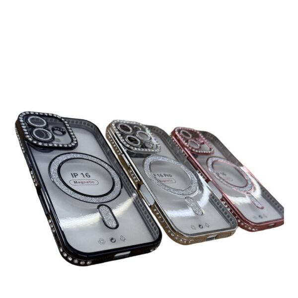 Protector Magsafe STRASS Transparente iPhone 17 Pro
