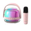 Parlante BT PARTY Teen c/2 Mic 5W *ROSA*