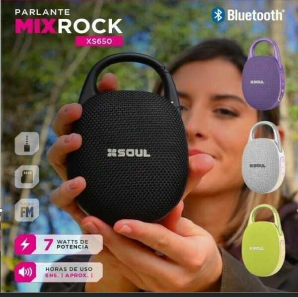 Parlante XS650 MIX Rock 7W - Verde limon - Marca Soul