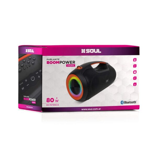Parlante BT Boom Pow Bass BOOST EQ W.Proof XM2950 80W --