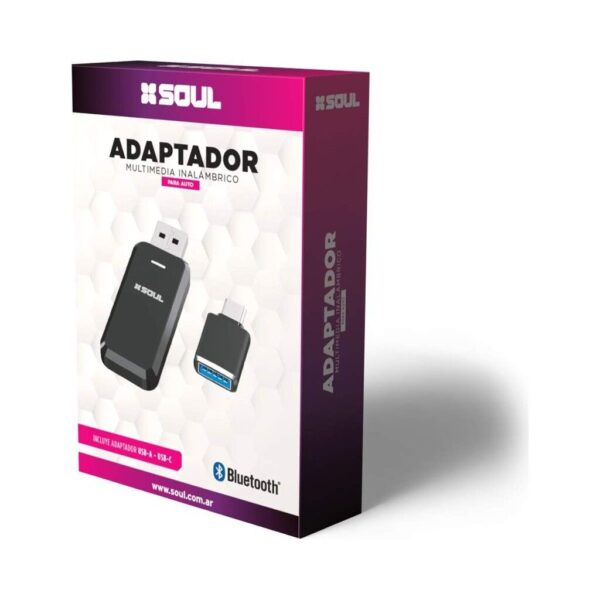 Adaptador Bluetooth Multimedia para Auto Soul S06