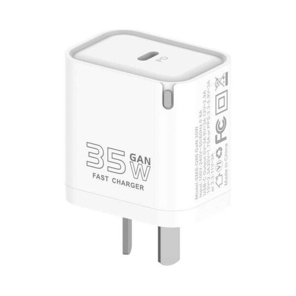 Cargador Viajero FC PD 35W GaN Sin Cable Soul