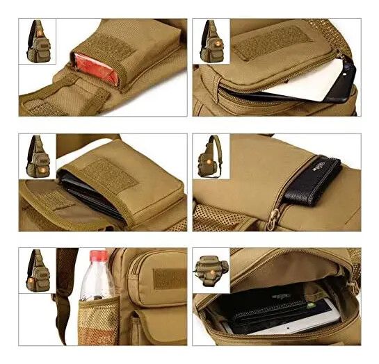 Morral 6 Bolsillos Reforzado