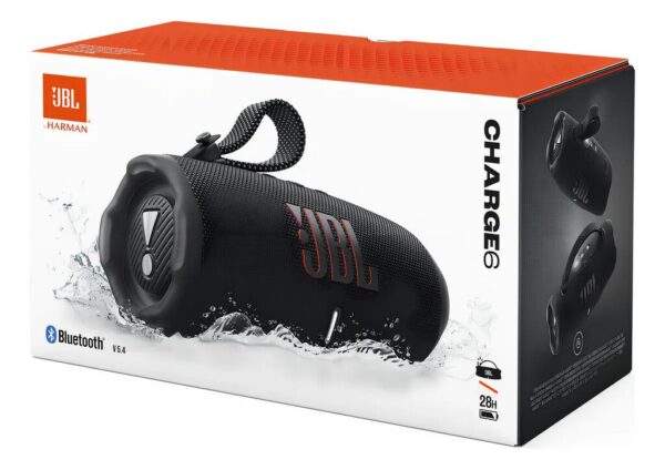 Parlante Bluetooth JBL Charge 6 Negro Waterproof ORIGINAL --
