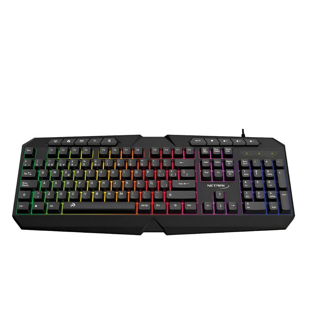 Teclado Gamer Retroiluminado USB Multimedia