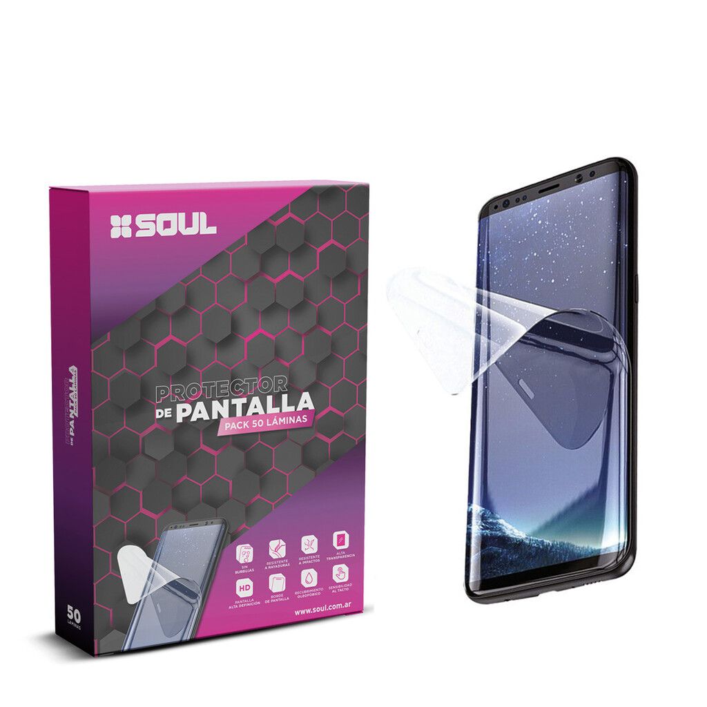 Filmina Hidrogel SOUL- CLEAR HD SMARTPHONE 170x120 (PACK x50) Precio unitario
