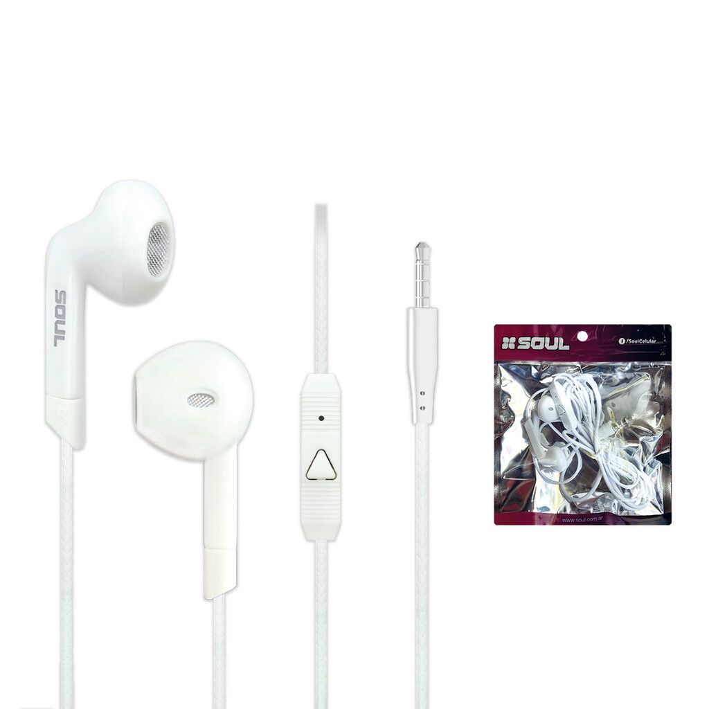 Manos Libres S59 Classic  C/ Volumen Cable Marca SOUL