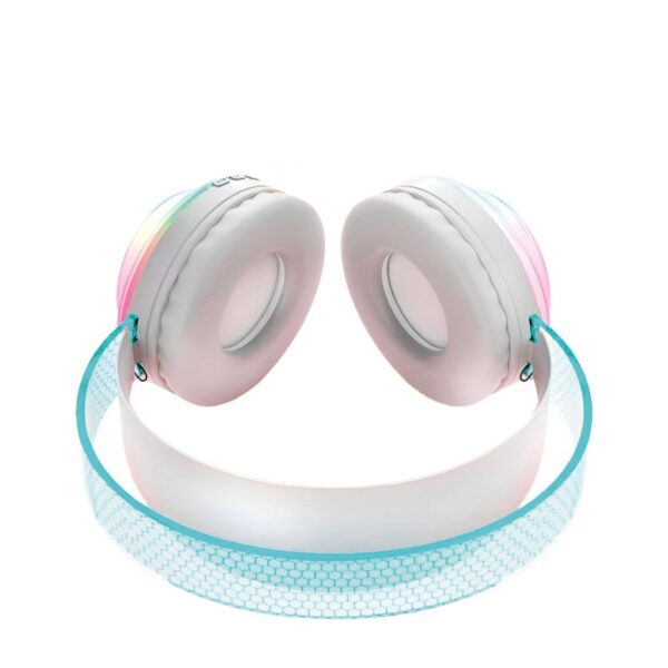 Auricular Bluetooth Dual  Glow Lights - Orejeras y Vincha c/ Luces