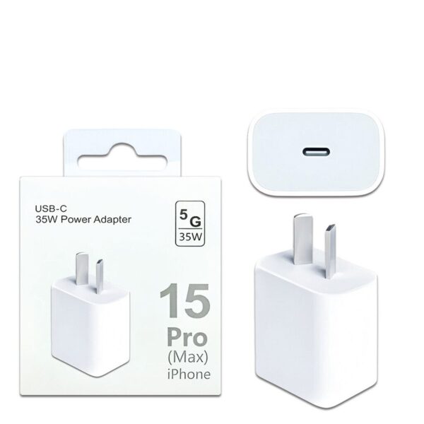 Cargador REP ORIG iPhone 35W USB-C ( Cabezal ) Pata Argentina Cargador REP ORIG iPhone 35W USB-C ( Cabezal ) Pata Argentina