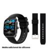 SmartWatch Bluetooth 5.3 Touch Curvo Metalico - NETMAK