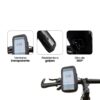 Soporte Impermeable C/ Cierre Bici / Moto 18x11 Cm 360° - Q900