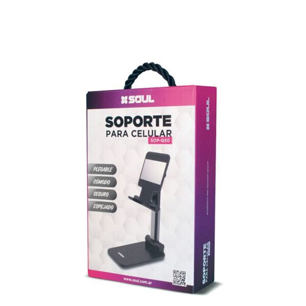 Soporte escritorio plegable c/ espejo Q50