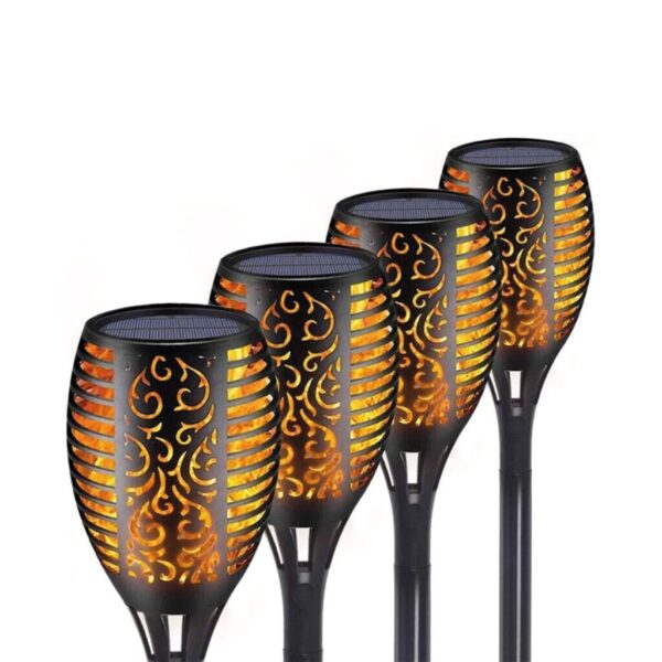 Antorcha Solar Efecto llama 96 LED