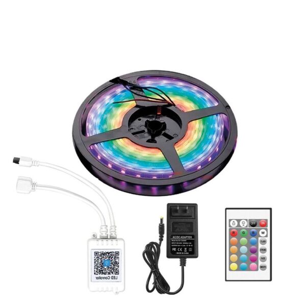 Tira de LED RGB 2835 3Mts (fuente + controlador + Control remoto)