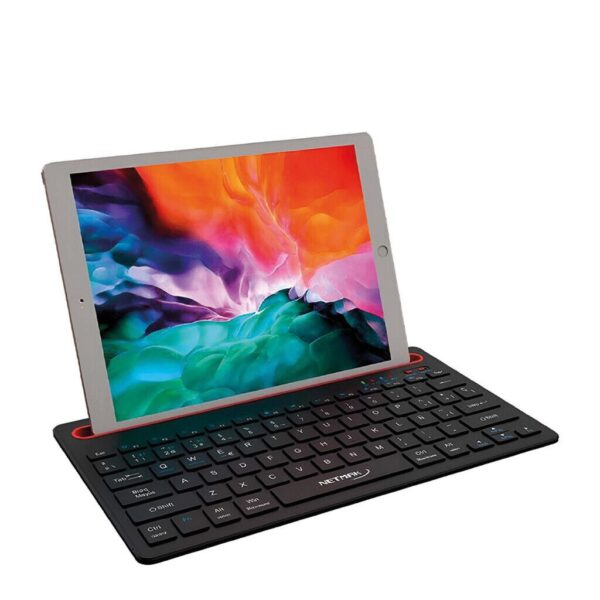 Teclado Bluetooth Para Tablet - Laptop Recargable - Netmak Teclado Bluetooth Para Tablet - Laptop Recargable - Netmak