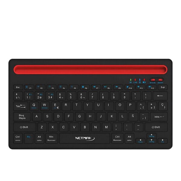 Teclado Bluetooth Para Tablet - Laptop Recargable - Netmak Teclado Bluetooth Para Tablet - Laptop Recargable - Netmak