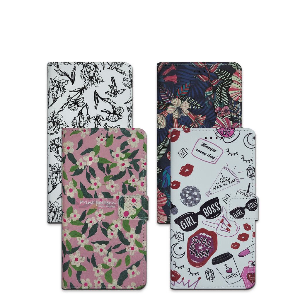 Flip Cover universal c/silicona 6.5'' diseños surtidos