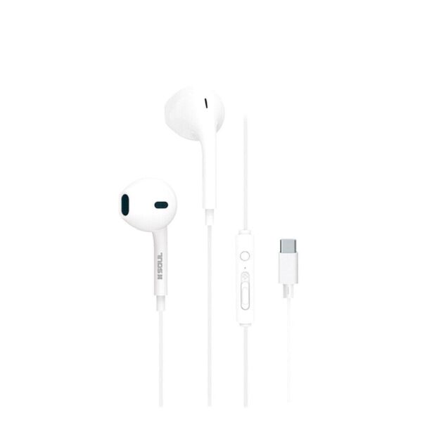Manos Libres S389 Tipo ''C'' C/ Volumen Etilo Rigido Marca SOUL