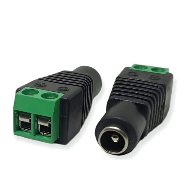 Conector Dc Hembra Camaras De Seguridad