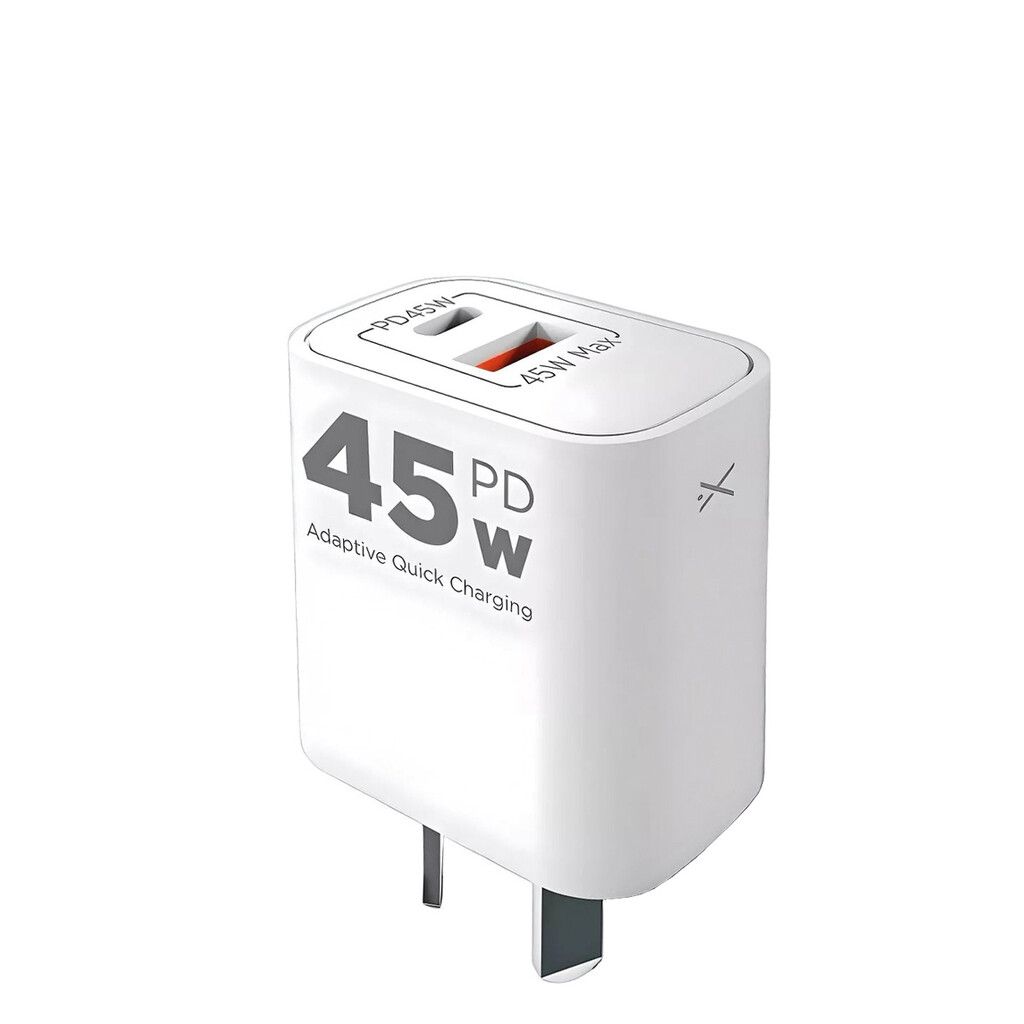 Cabezal Fast Charge 1USB + 1PD 45W S/Cable XAEA