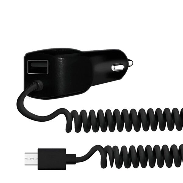 Cargador Auto 12V 2A DUAL Micro USB Marca SOUL