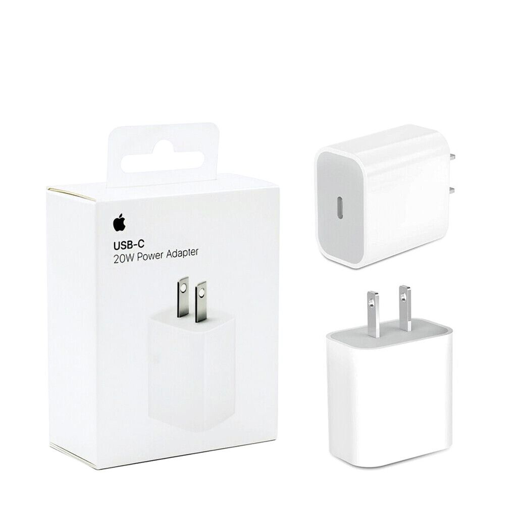 Cargador REP ORIG iPhone 20W USB-C ( Cabezal ) Pata Americana