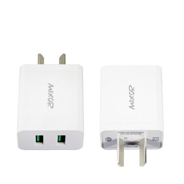 Cargador Rapido 4.4A TC 2USB + Cable MIXOR