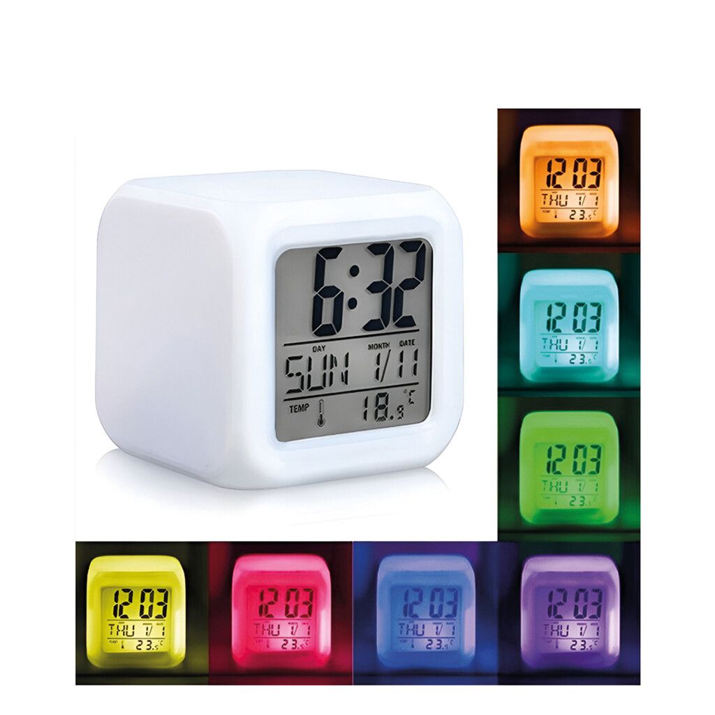 Reloj Despertador de mesa LUZ GLOW