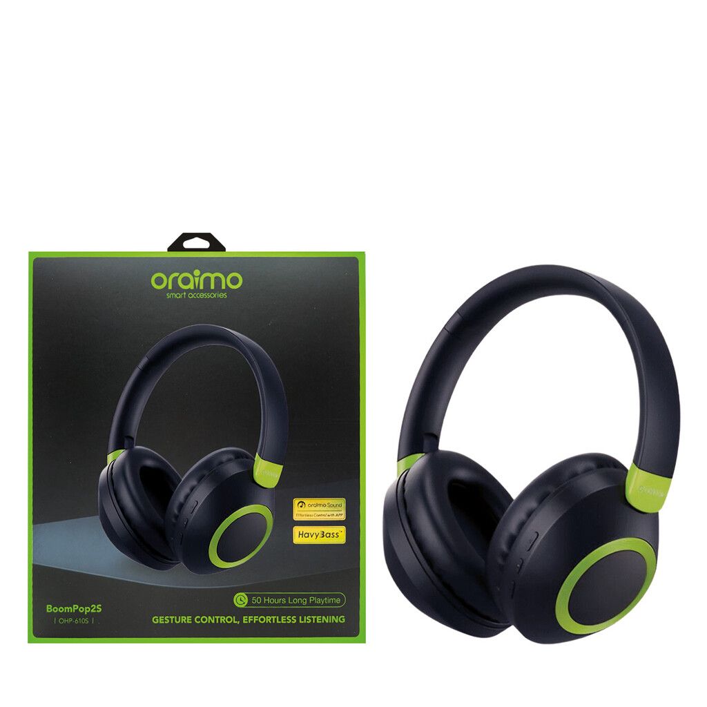 Auricular Bluetooth Vincha. Duración batería 50hs / Carga el 100% en 1:30hs ORAIMO