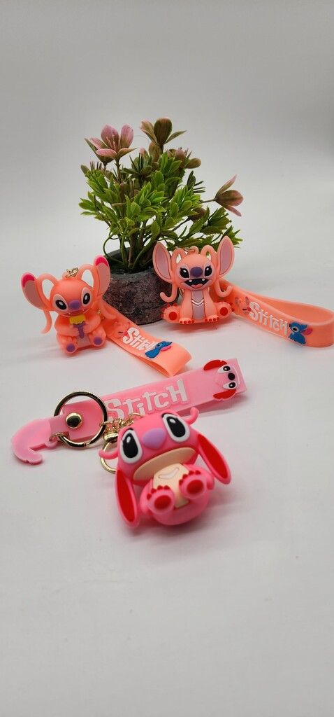 Llavero 3D Animado Importado Goma - Tendencia - Stich - My Melody - Capibara - Labubu