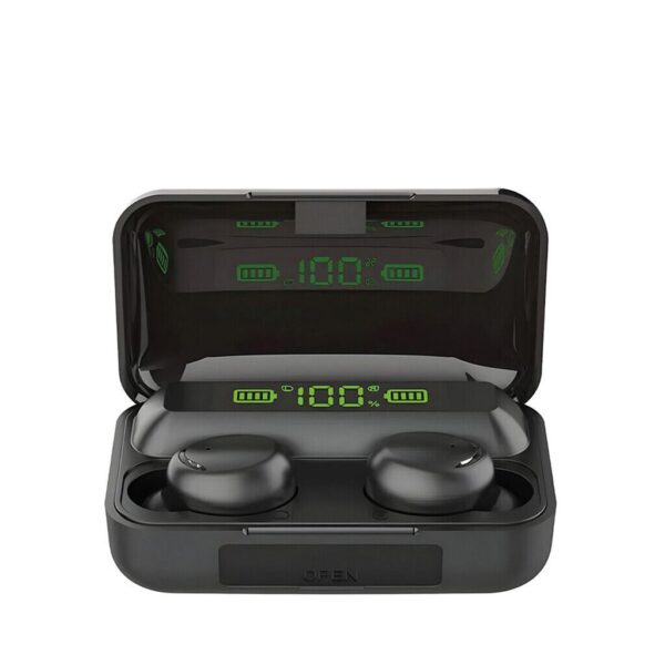 Auricular F95 Pro Bluetooth 5.3 TWS Con Power Bank (vienen descargados) Auricular F95 Pro Bluetooth 5.3 TWS Con Power Bank (vienen descargados)